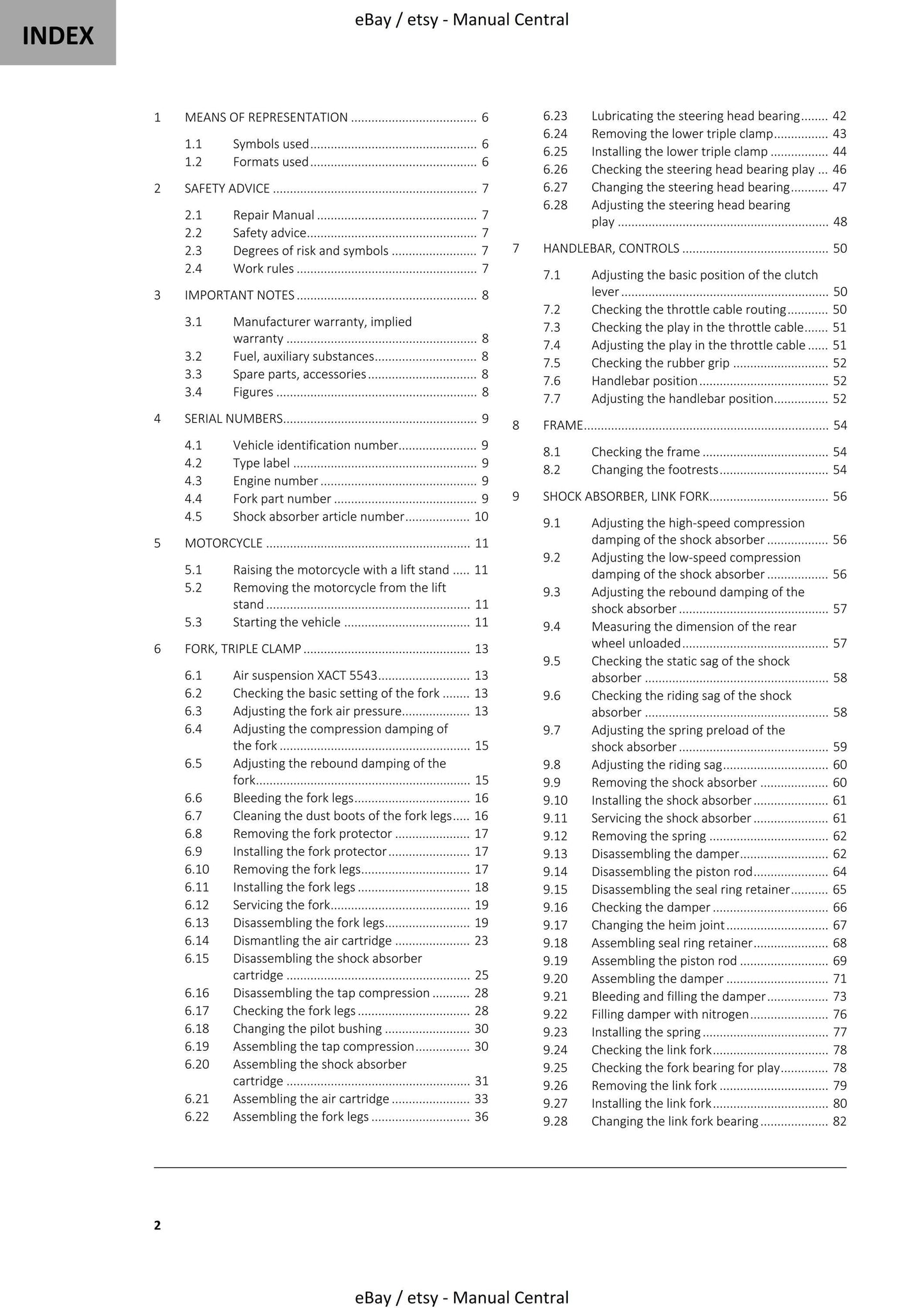 Gasgas 2021 - MC 85 - Workshop Service Repair Manual