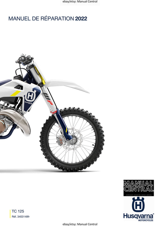 French Language - Husqvarna 2022 - TC 125 - Manuel De Reparation