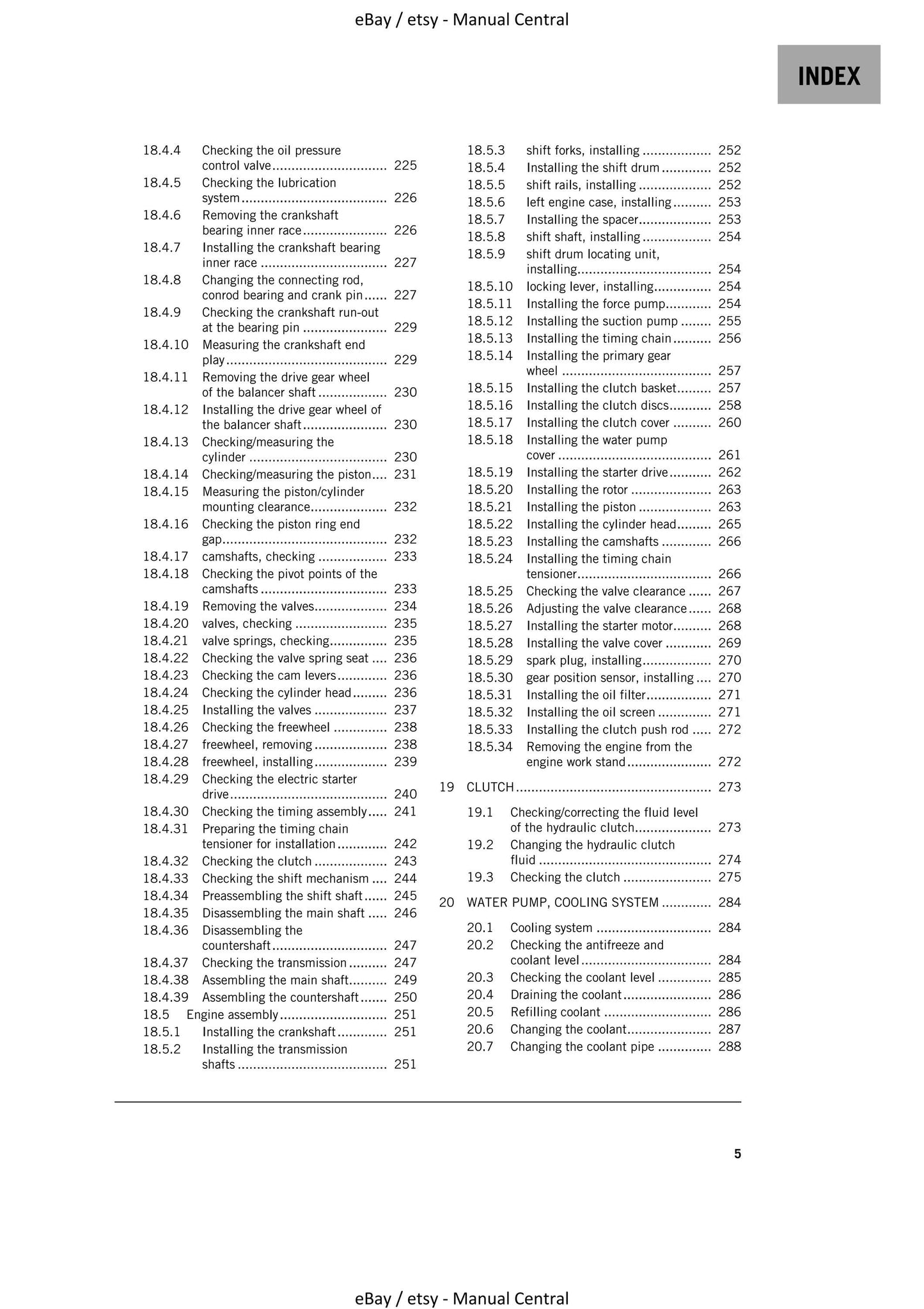 KTM 2021 - 250 Exc-f Six Days - Service Workshop Repair Manual