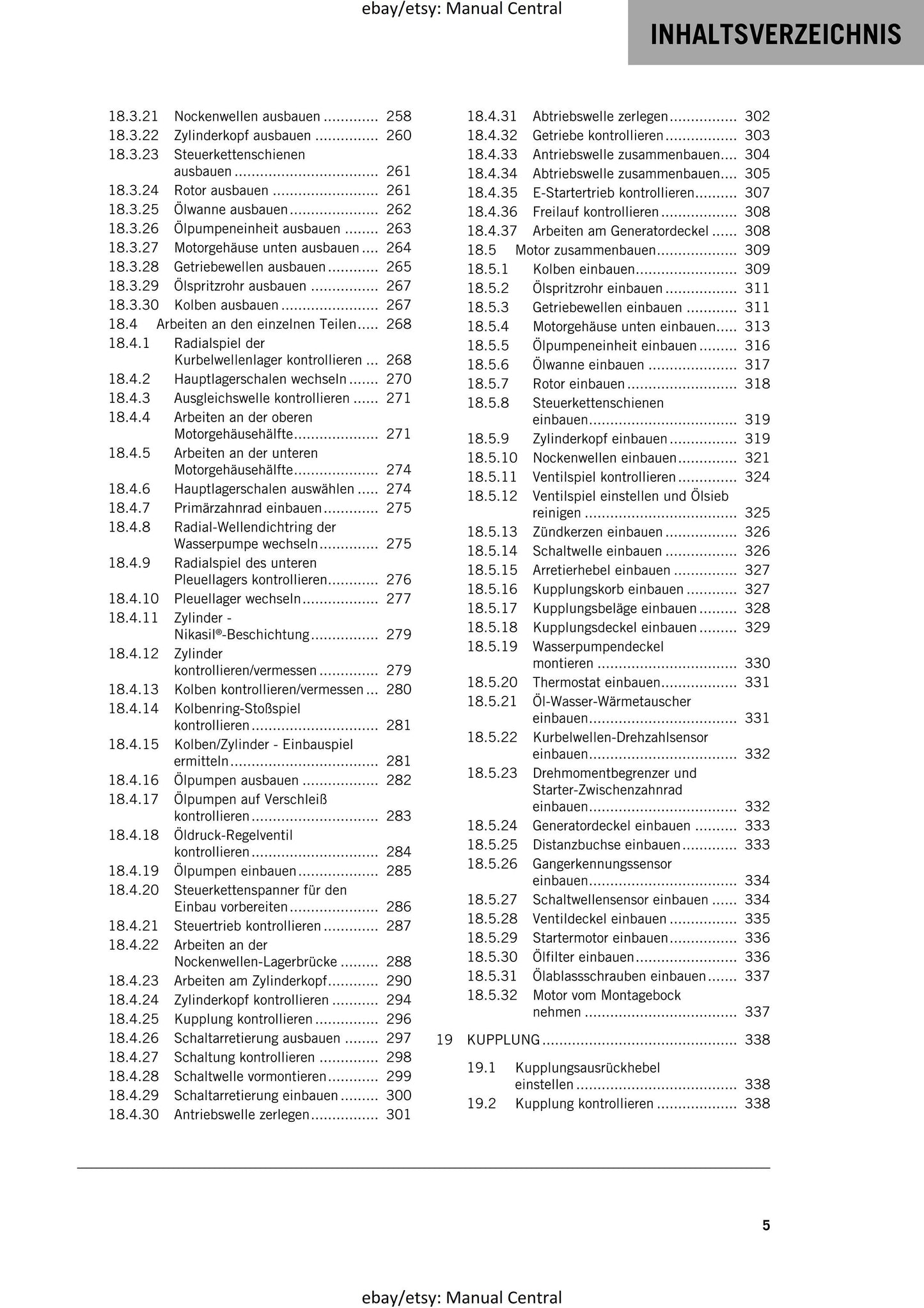 German Language - KTM 2020 -890 Duke R - Reparaturanleitung - Service Workshop Repair Manual