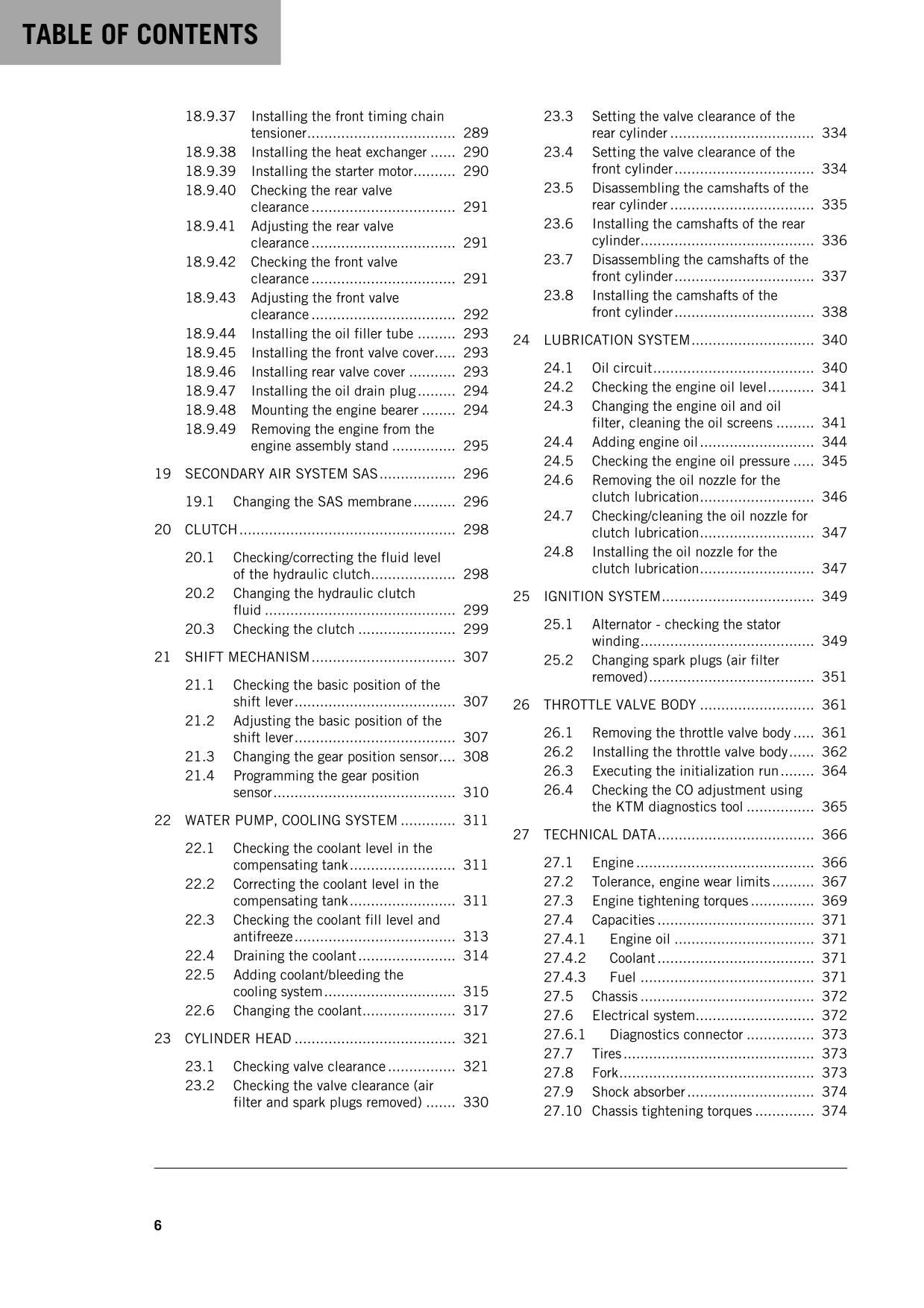 KTM 2016 - 1290 Super Adventure - Service Workshop Repair Manual