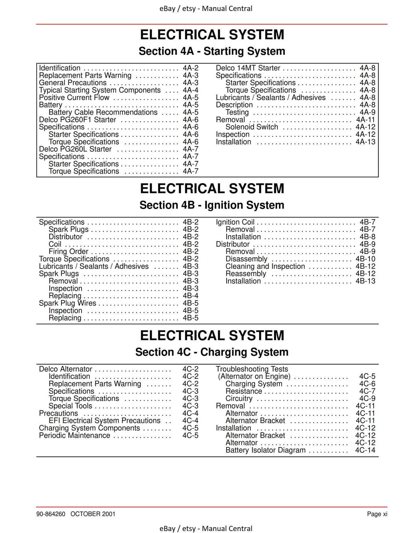 Mercury Mercruiser Service Manual 31- 5.0L 5.7L 6.2L Mpi Gasoline Engine