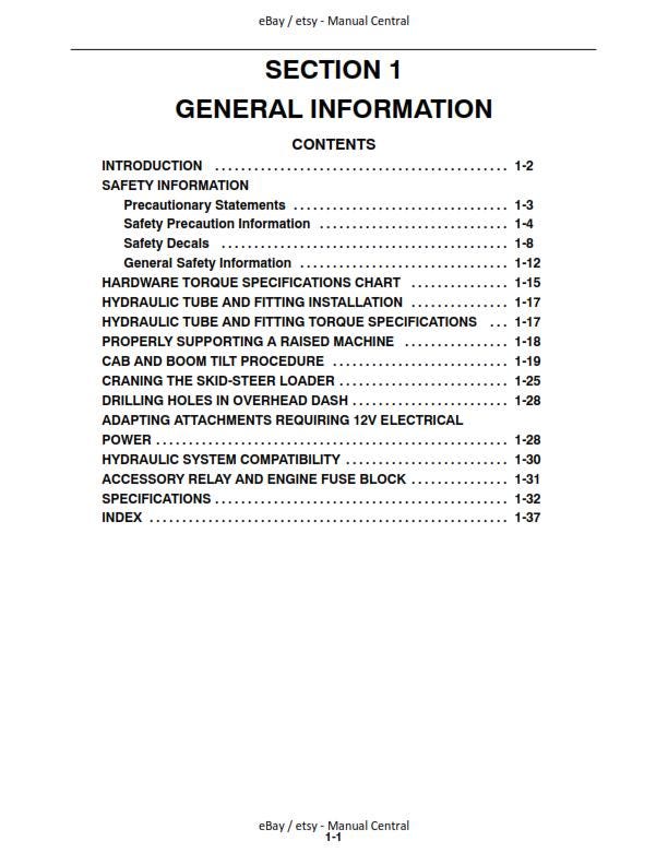 New Holland - Skid Steer L565 LX565 LX665 - Workshop Service Repair Manual