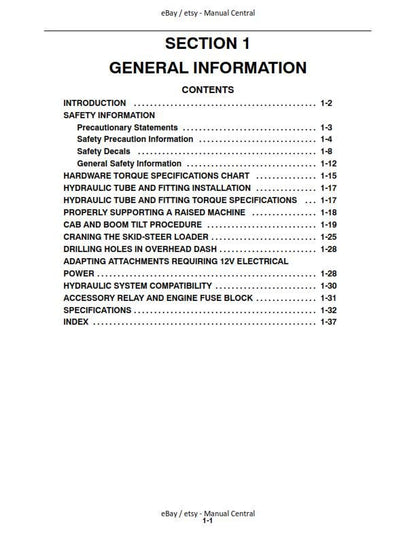 New Holland - Skid Steer L565 LX565 LX665 - Workshop Service Repair Manual