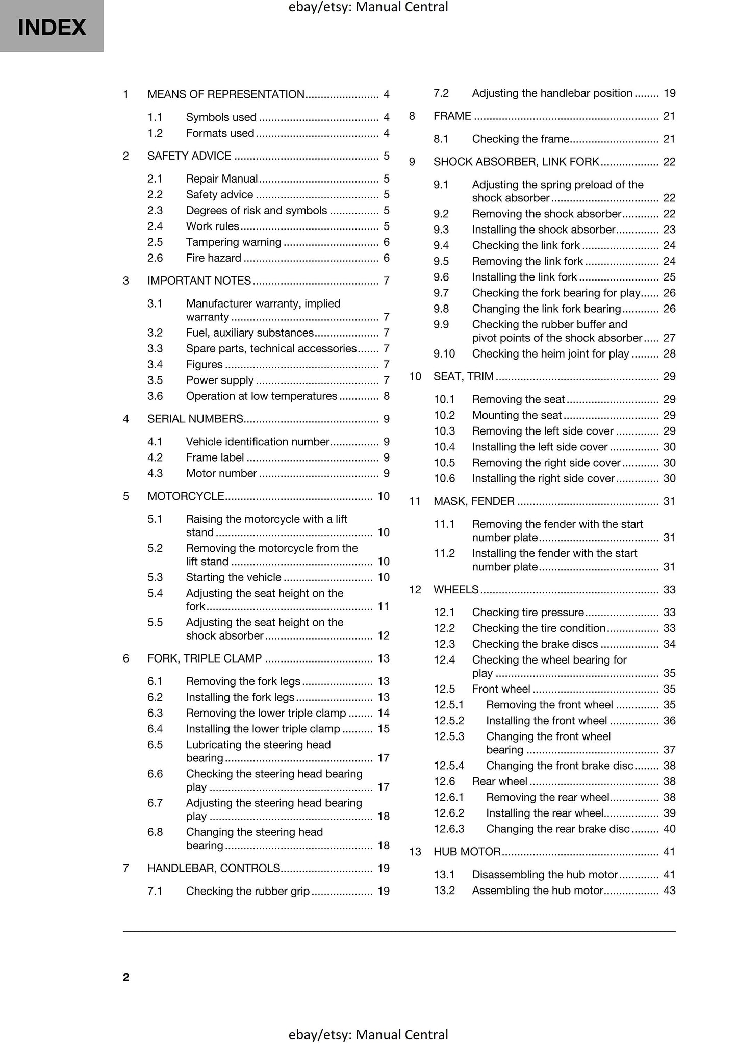 Husqvarna 2024 - EE 2 - Service Workshop Repair Manual