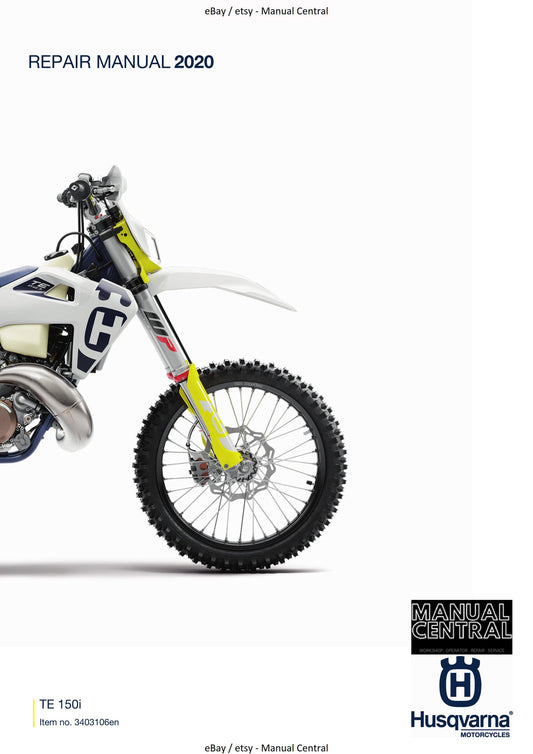 Husqvarna 2020 - TE 150i - Workshop Service Repair Manual