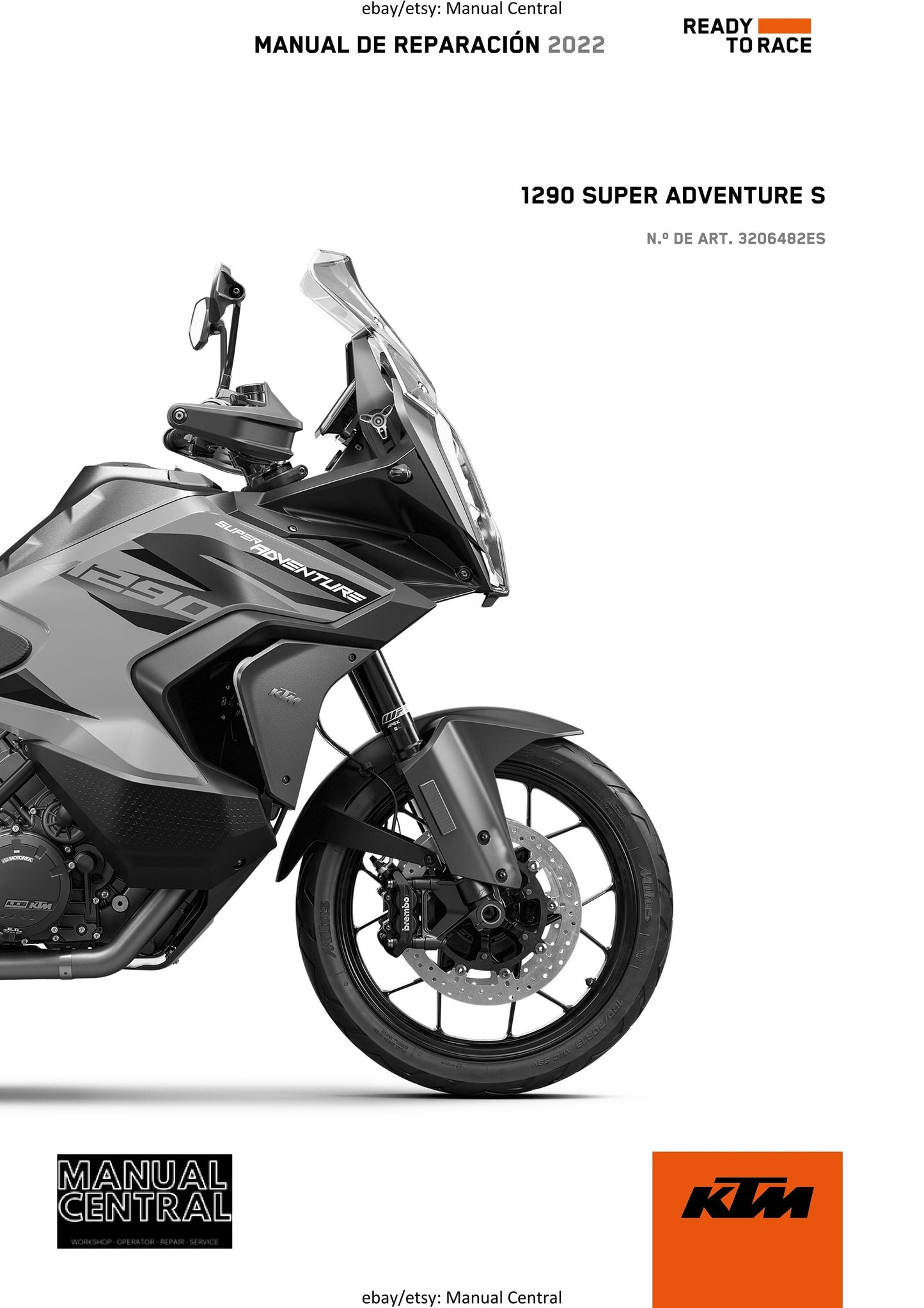 Spanish Language - KTM 2022 - 1290 Super Adventure S - Manual de Reparacion