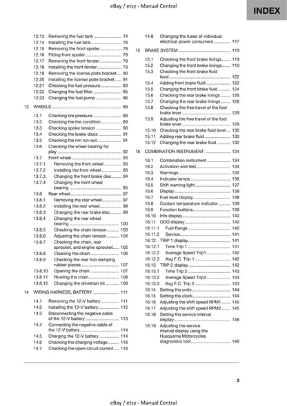 Husqvarna 2021 - Svartpilen 200 - Workshop Service Repair Manual