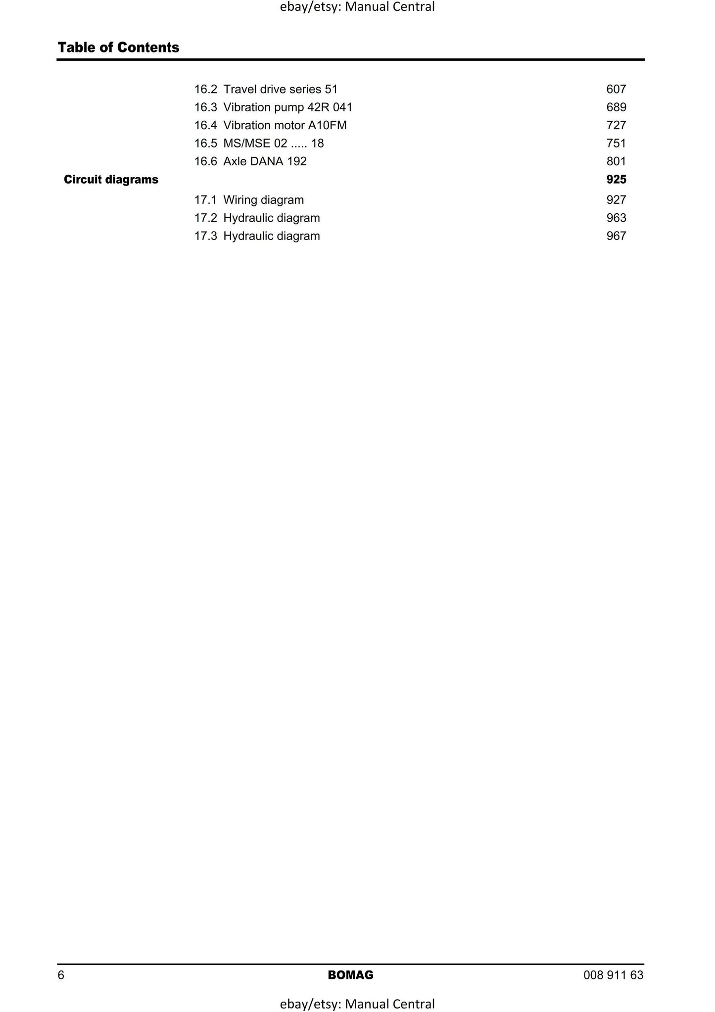 PDF - Bomag Single Drum Roller - BW 211 212 213 D-40 PD-40 - Service Workshop Repair Manual - 02/2007