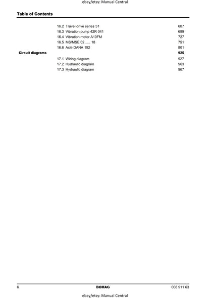 PDF - Bomag Single Drum Roller - BW 211 212 213 D-40 PD-40 - Service Workshop Repair Manual - 02/2007