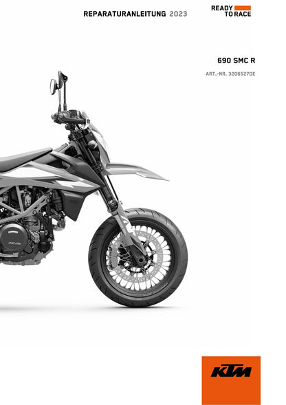 German Language - KTM 2023 - 690 SMC R Us Edition - Reparaturanleitung - Service Workshop Repair Manual