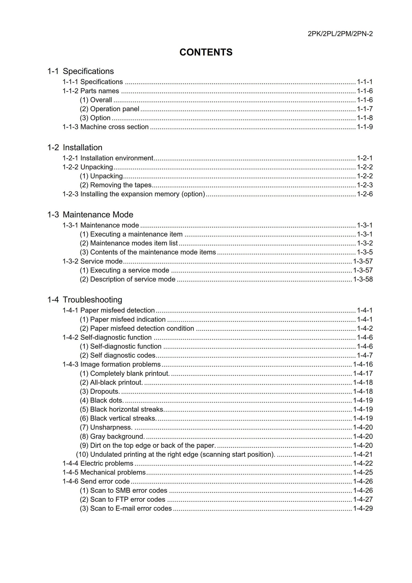 Kyocera Ecosys M2030dn/PN M2030dn M2530dn M2035dn M2535dn - Service Workshop Repair Manual - Apr 2014