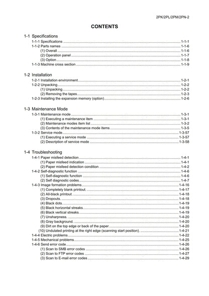 Kyocera Ecosys M2030dn/PN M2030dn M2530dn M2035dn M2535dn - Service Workshop Repair Manual - Apr 2014