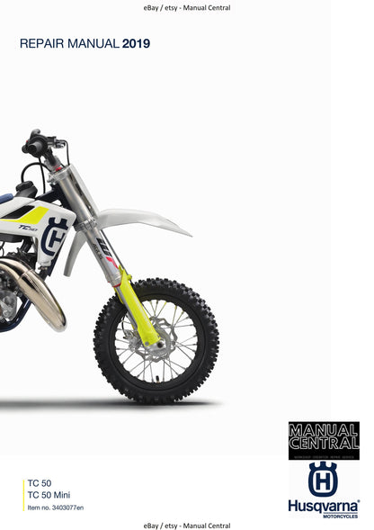 Husqvarna 2019 - TC 50 Mini - Workshop Service Repair Manual