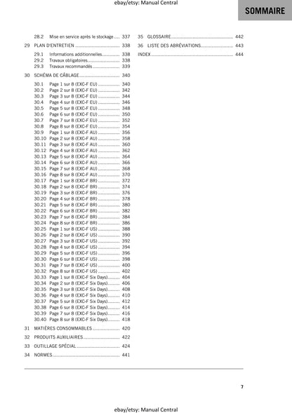 French Language - Ktm 2017 - 350 EXC-F - Manuel De Reparation -  Service Workshop Repair Manual