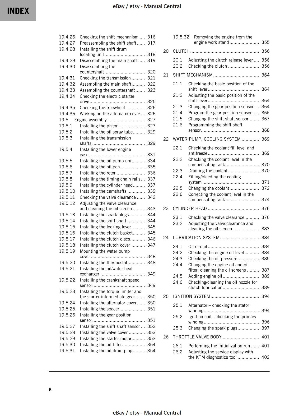 KTM 2022 - 890 Adventure  R - Service Workshop Repair Manual