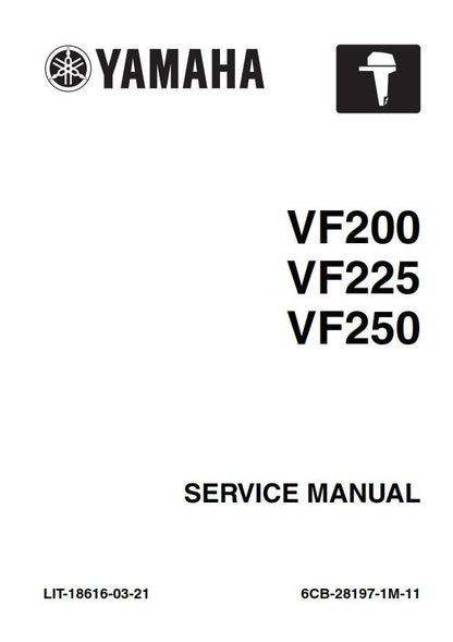 Yamaha VF200 VF225 VF250 - Workshop Service Repair Manual