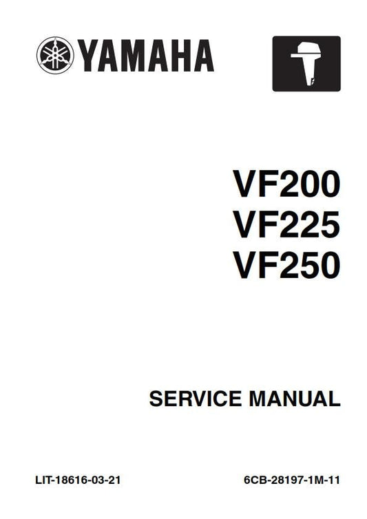 Yamaha VF200 VF225 VF250 - Workshop Service Repair Manual