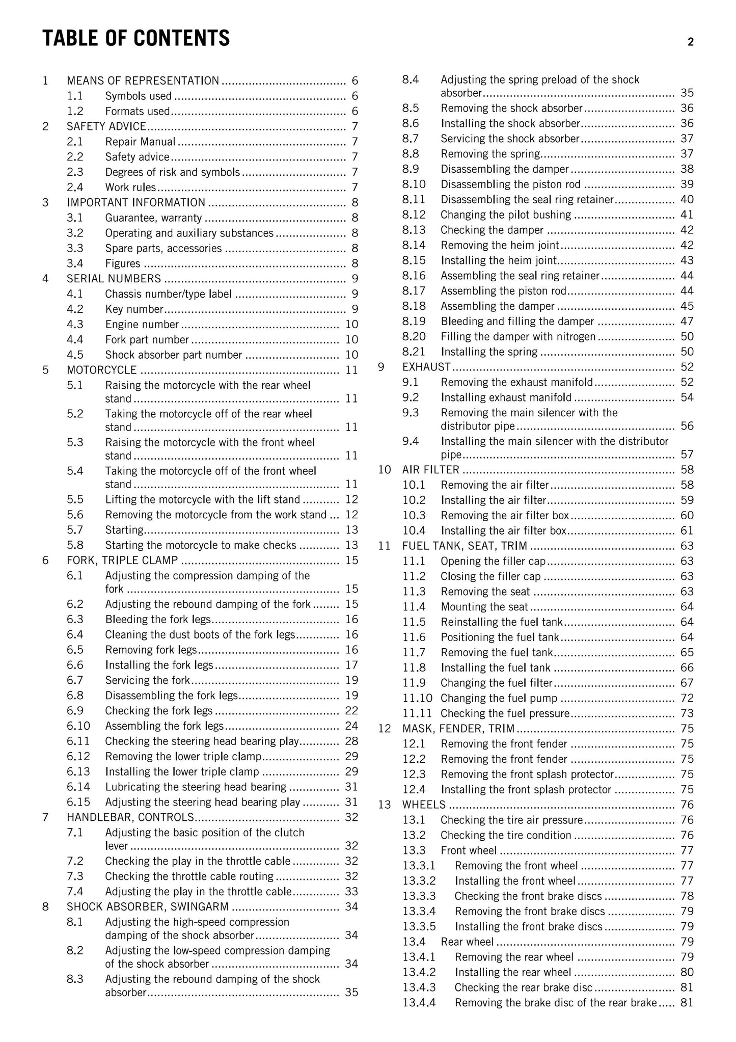 KTM 2011 - 990 Supermoto R Eu Fr Aus Uk Usa - Service Workshop Repair Manual
