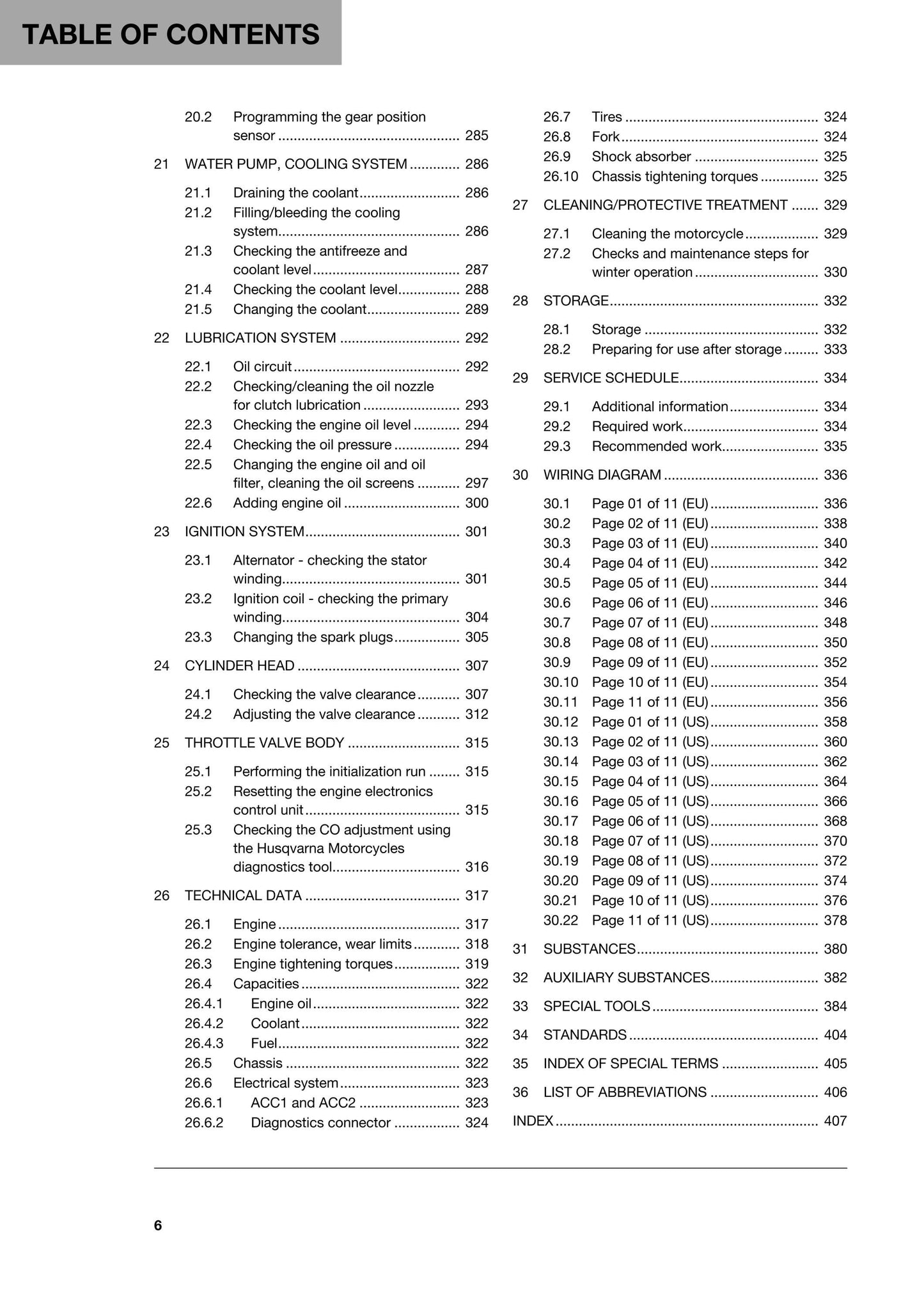 Husqvarna 2018 - 701 Supermoto - Workshop Service Repair Manual