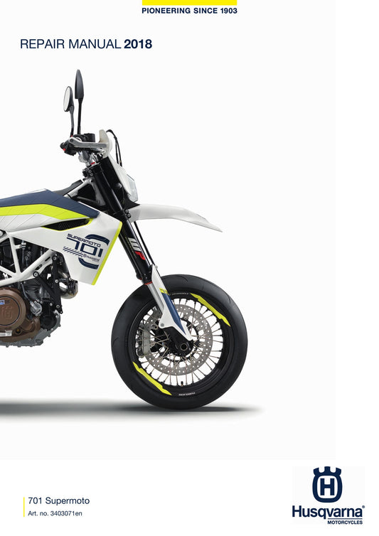 Husqvarna 2018 - 701 Supermoto - Workshop Service Repair Manual