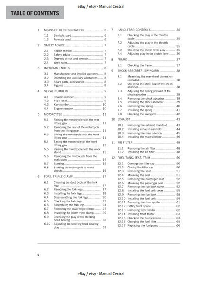 KTM 2016 - 390 DUKE - Service Workshop Repair Manual
