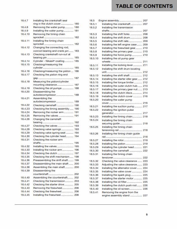 Husqvarna 2014 - Fe 450 501 - Service Workshop Repair Manual