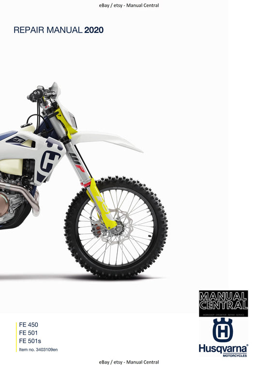 Husqvarna 2020 - FE 450 501 501s - Workshop Service Repair Manual