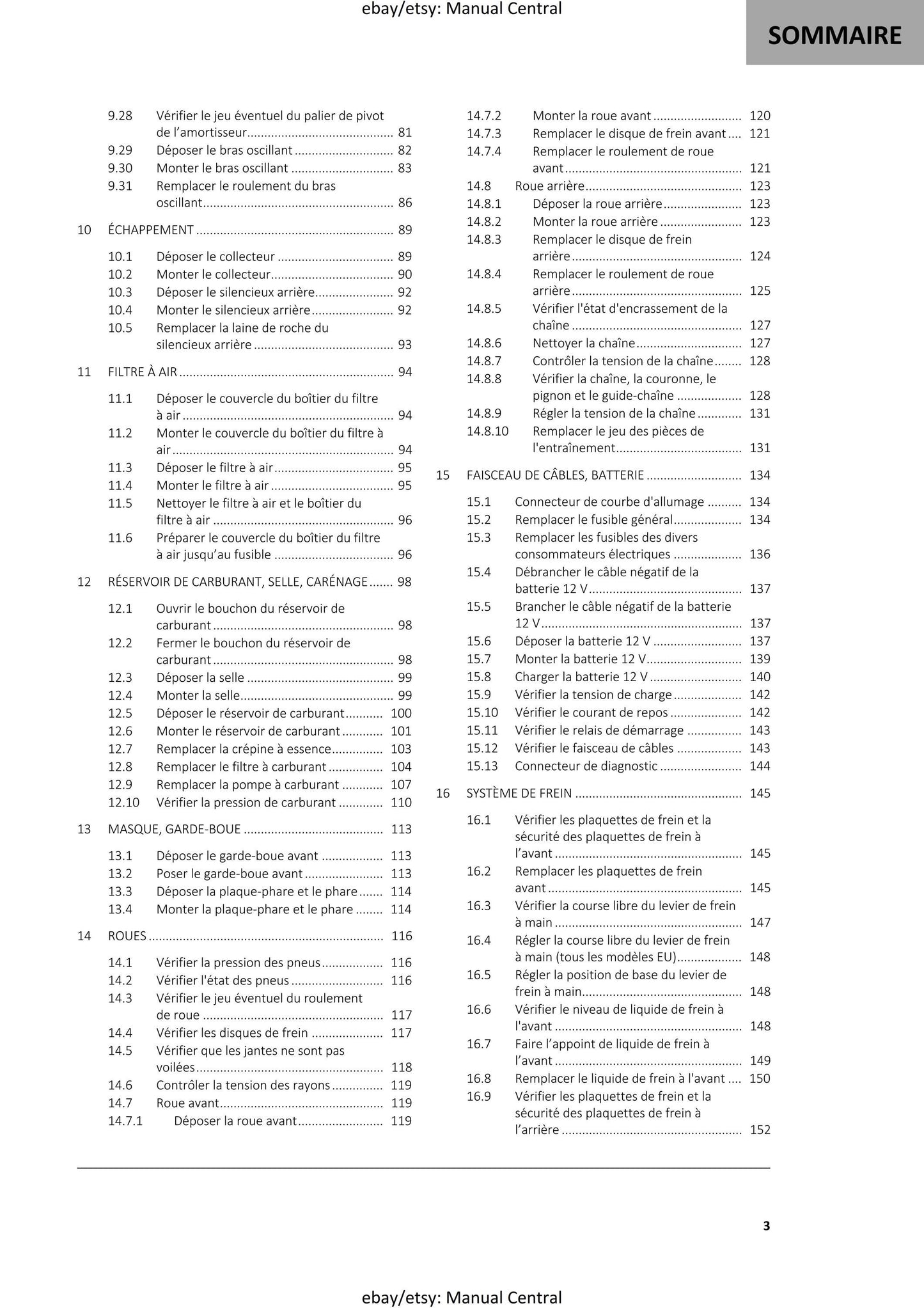 French Language - GasGas 2023 - EC 250 300 - Manuel De Reparation -  Service Workshop Repair Manual