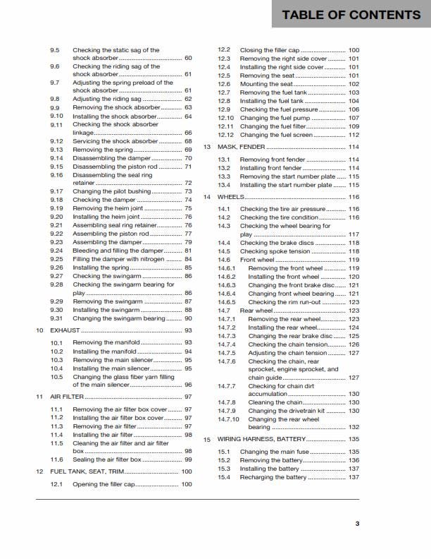 Husqvarna 2016 - FS 450 - Service Workshop Repair Manual