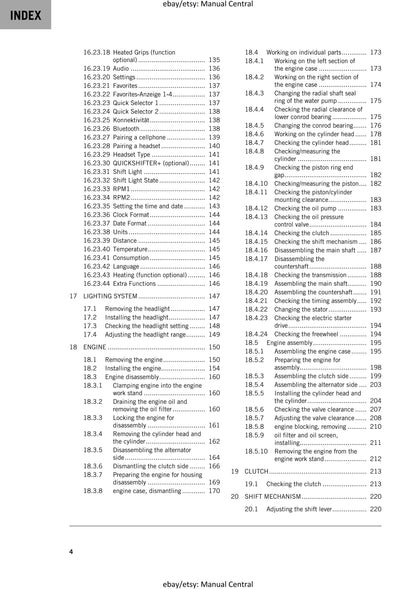KTM 2024 - 125 Duke - Service Workshop Repair Manual
