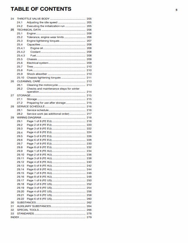 Husqvarna 2015 - FE 250 - Service Workshop Repair Manual