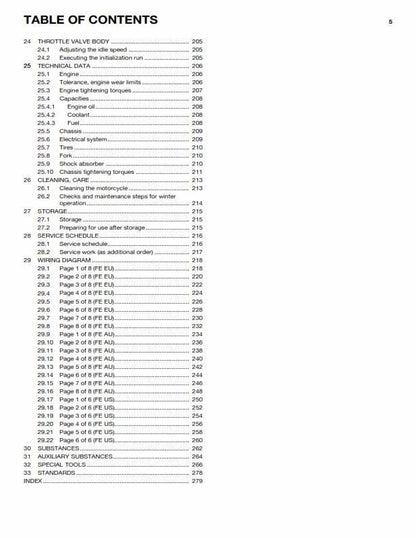Husqvarna 2015 - FE 250 - Service Workshop Repair Manual