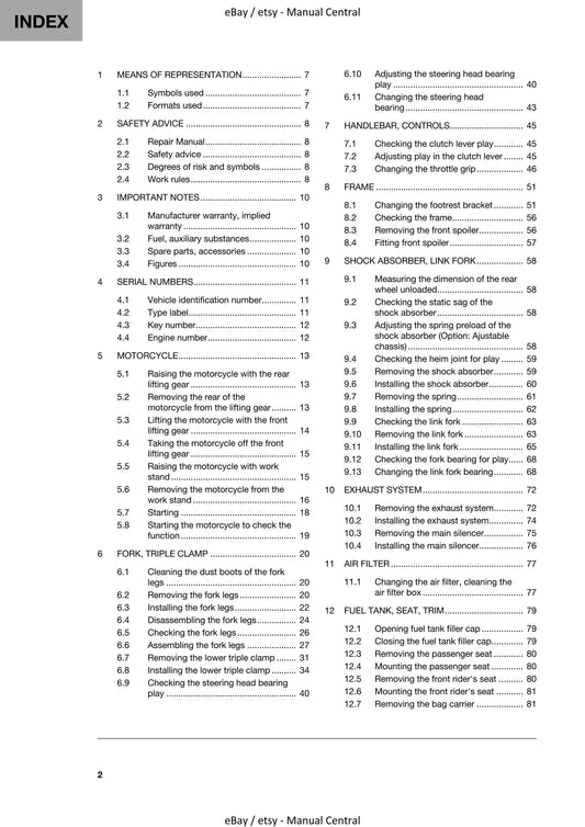 Husqvarna 2020 - Svartpilen 401 - Workshop Service Repair Manual