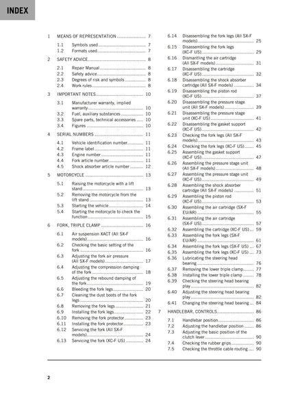 KTM 2025 - 350 SX-F XC-F Factory Edition - Service Workshop Repair Manual