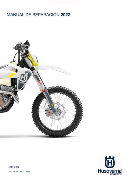 Spanish Language - Husqvarna 2022 - FE 250 - Manual de Reparacion