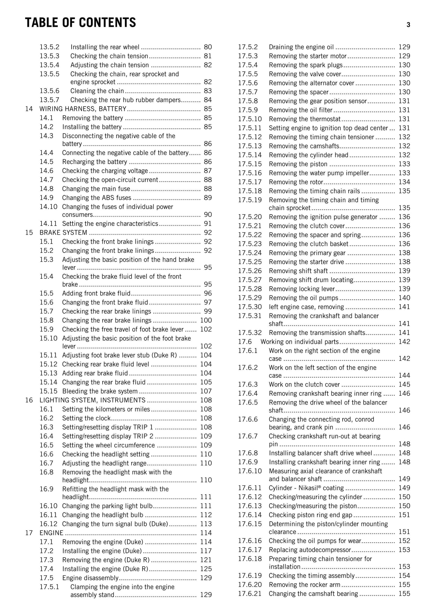 KTM 2015 - 690 Duke R - Service Workshop Repair Manual