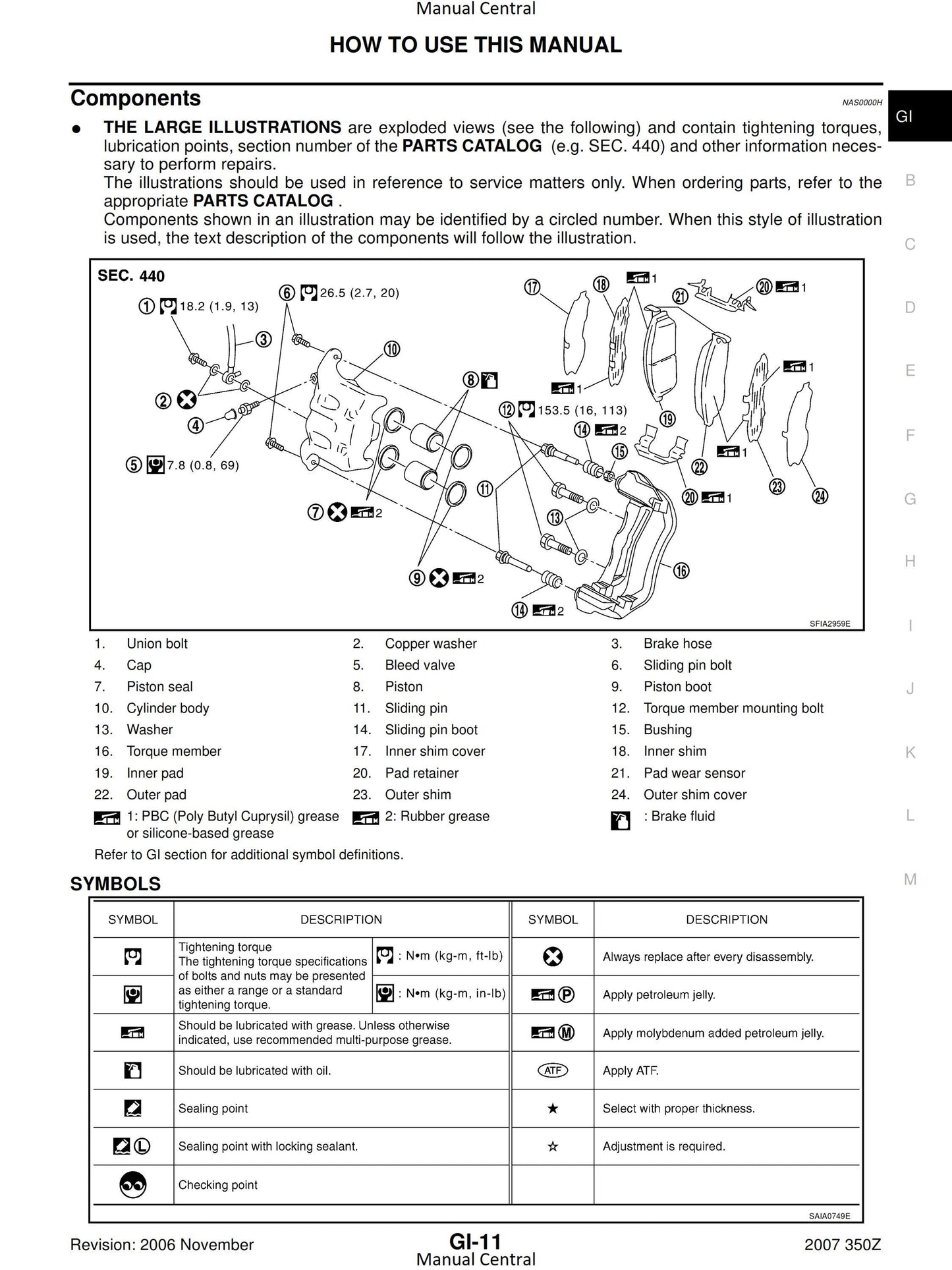 Nissan 2007 - 350z Z33 Series - Workshop Service Repair Manual