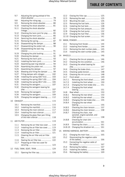 KTM 2017 - 350 Sx-f Xc-f - Service Workshop Repair Manual