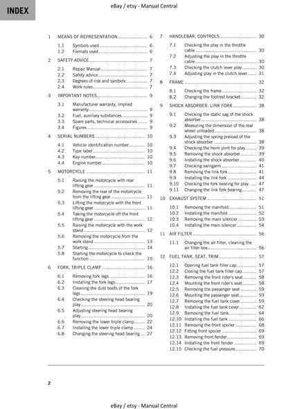 KTM 2023 - 200 Duke- Service Workshop Repair Manual