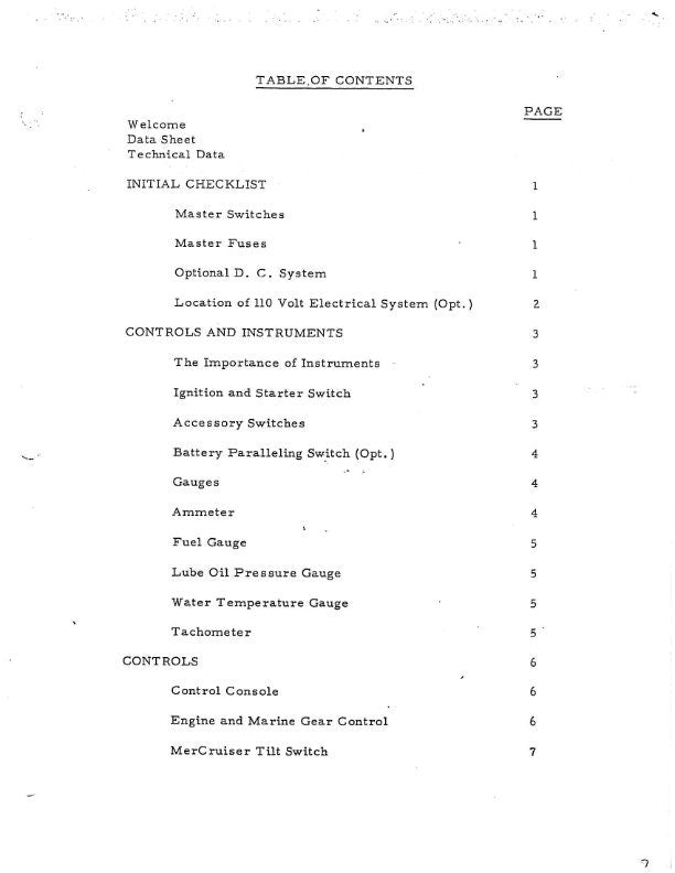 Bertram 25 - Owners Manual