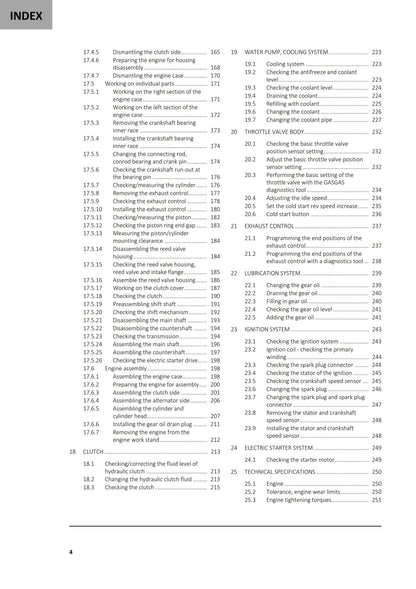 GasGas 2024 - MC 124 - Service Workshop Repair Manual