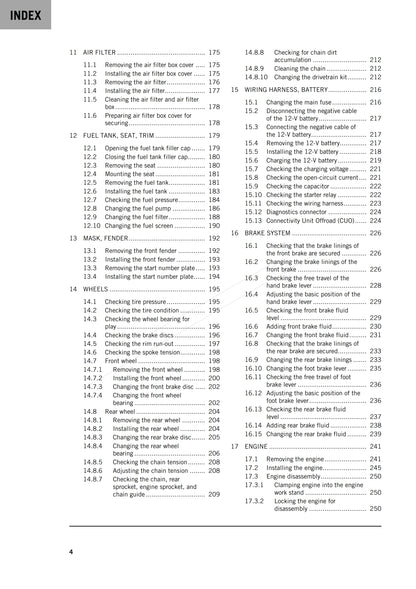 KTM 2025 - 250 SX-F XC-F Adamo Edition - Service Workshop Repair Manual