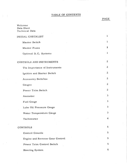 Bertram 20 - Owners Manual