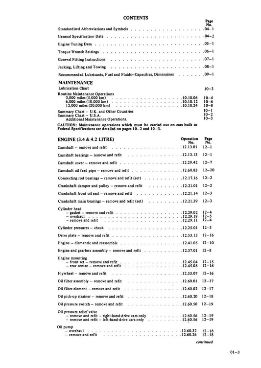 Jaguar XJ6 Series 2 - Daimler Sovereign - Workshop Service Repair Manual