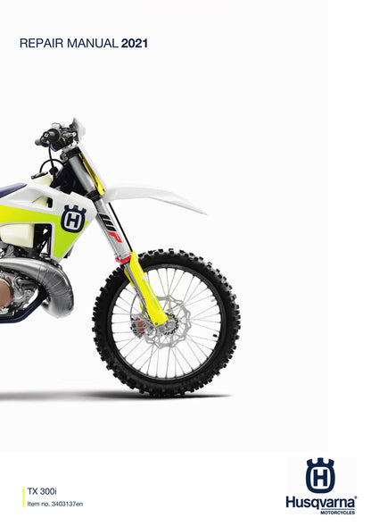 Husqvarna 2021 - TX 300i - Workshop Service Repair Manual