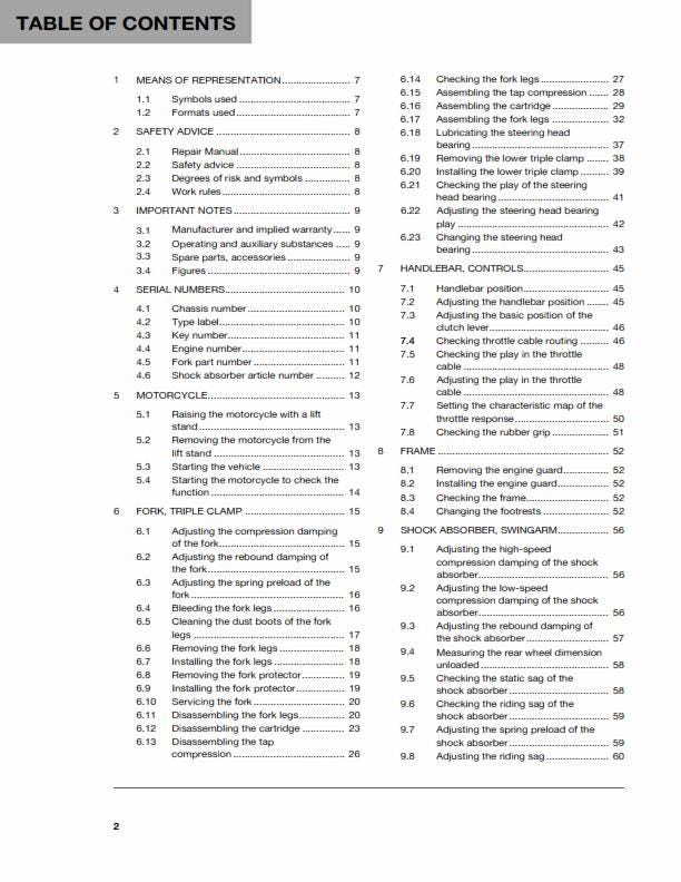 Husqvarna 2017 - FE 250 - Service Workshop Repair Manual
