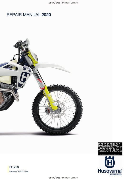 Husqvarna 2020 - FE 250 - Workshop Service Repair Manual