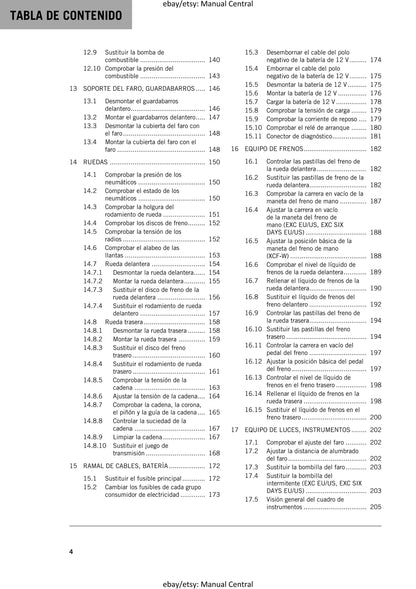 PDF - Spanish Language - KTM 2020 - 450 500 Exc-f Six Days Xcf-w - Manual de Reparacion