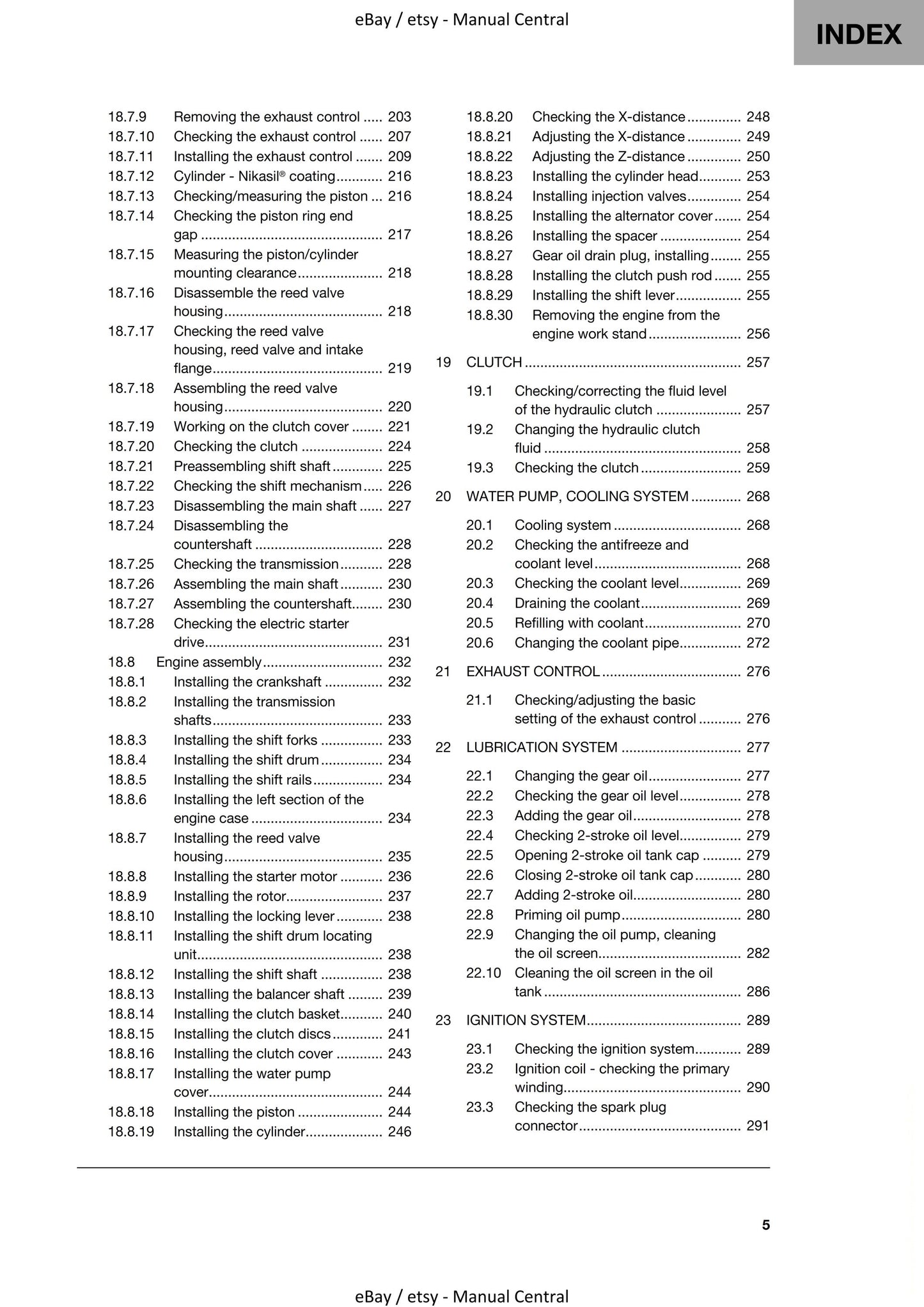 Husqvarna 2020 - TE 250i 300i Jarvis Edition - Workshop Service Repair Manual